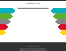 Tablet Screenshot of modul-games.com